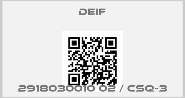 Deif-2918030010 02 / CSQ-3price