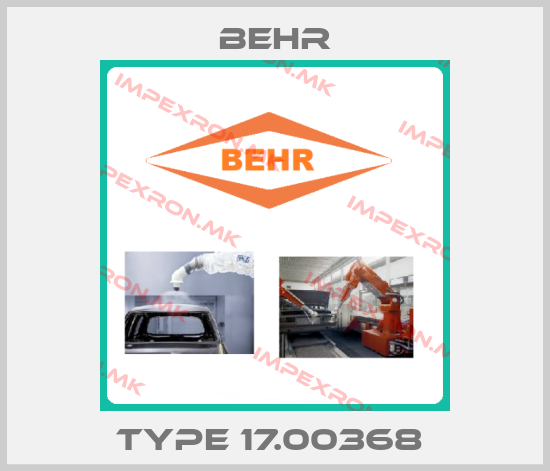 Behr-TYPE 17.00368 price