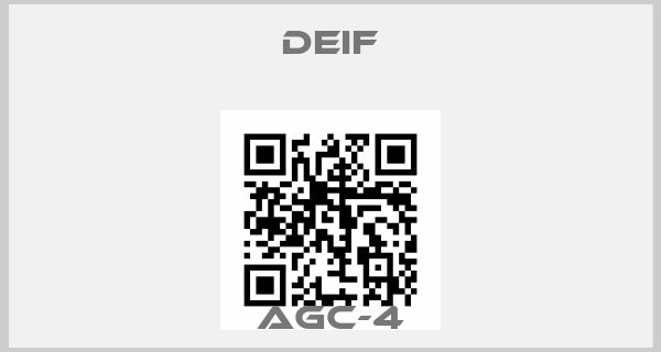 Deif-AGC-4price