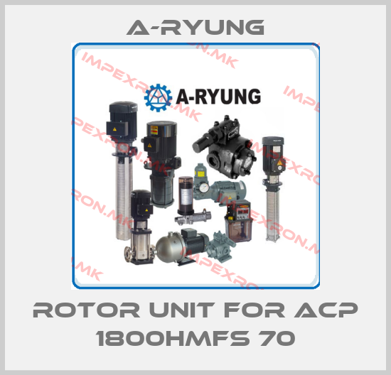 A-Ryung-rotor unit for ACP 1800HMFS 70price