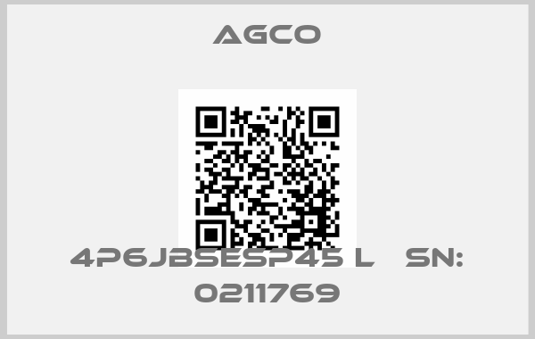 AGCO-4P6JBSESP45 L 	SN: 0211769price