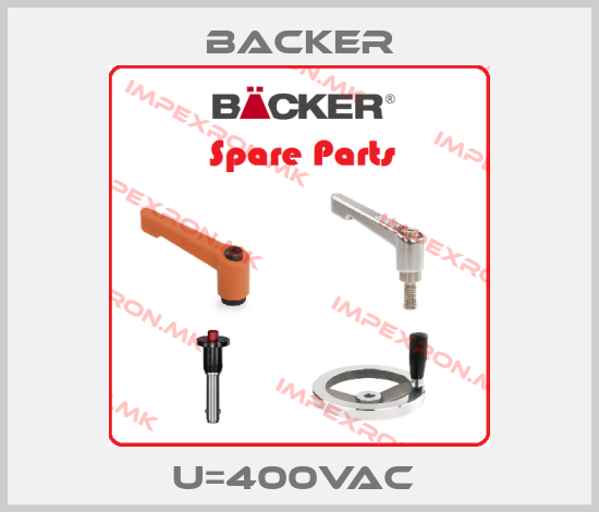 Backer-U=400VAC price