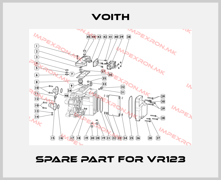 Voith-Spare part for VR123price