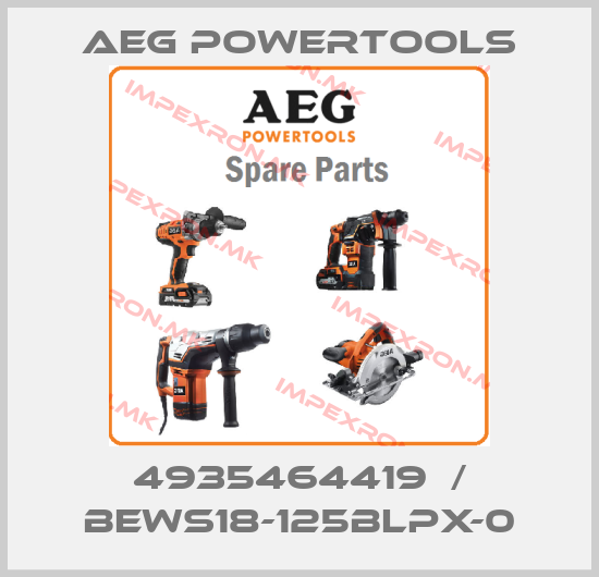 AEG Powertools-4935464419  / BEWS18-125BLPX-0price