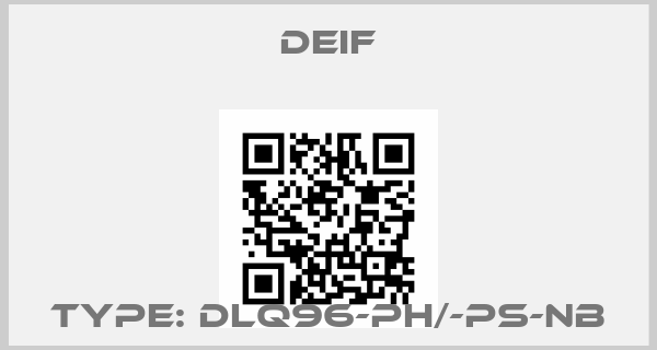 Deif-Type: DLQ96-ph/-ps-NBprice