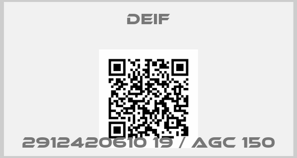 Deif-2912420610 19 / AGC 150price