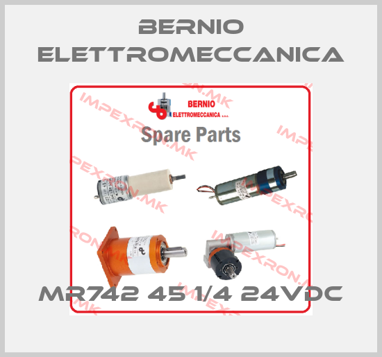 BERNIO ELETTROMECCANICA-MR742 45 1/4 24VDCprice