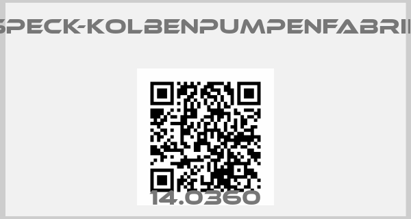 SPECK-KOLBENPUMPENFABRIK-14.0360price