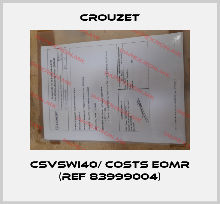 Crouzet-CSVSWI40/ costs EOMR (ref 83999004)price