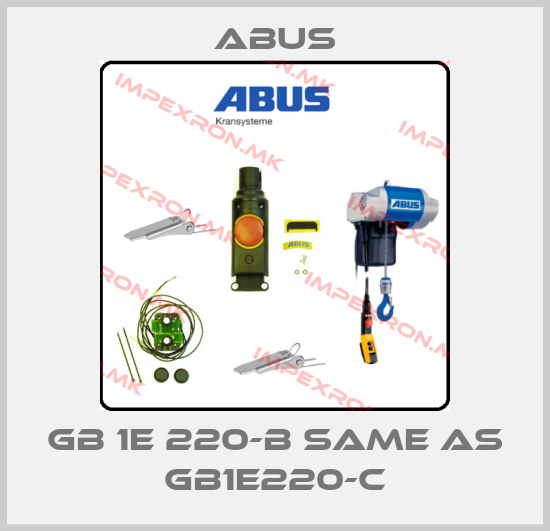 Abus-GB 1E 220-B same as GB1E220-Cprice