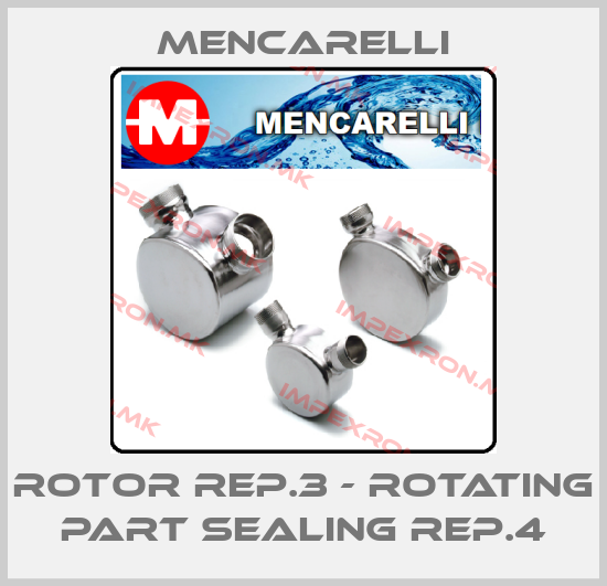 Mencarelli-Rotor REP.3 - Rotating part sealing REP.4price