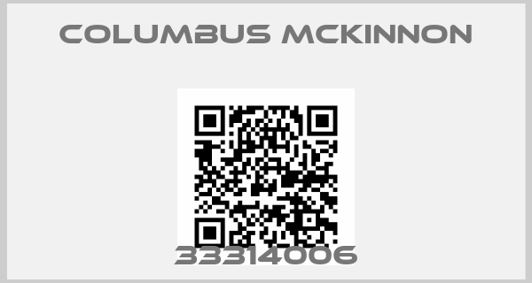Columbus McKinnon-33314006price