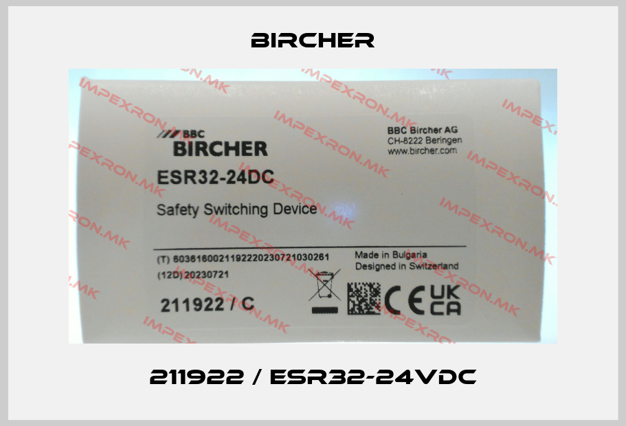 Bircher-211922 / ESR32-24VDCprice