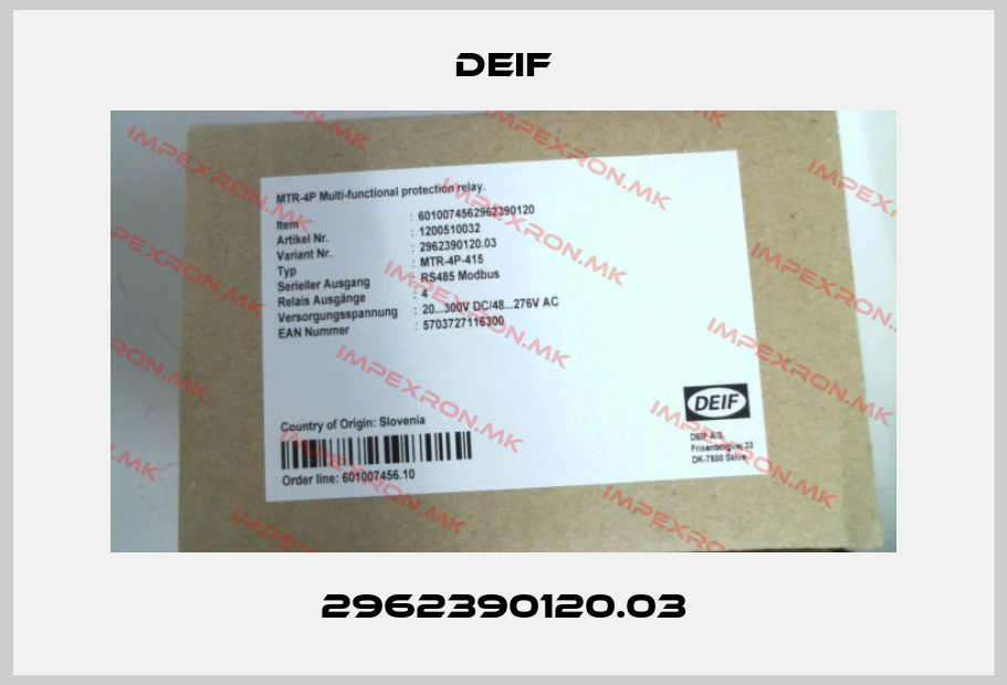 Deif-2962390120.03price
