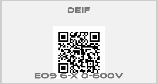 Deif-Eo9 6-x 0-600Vprice