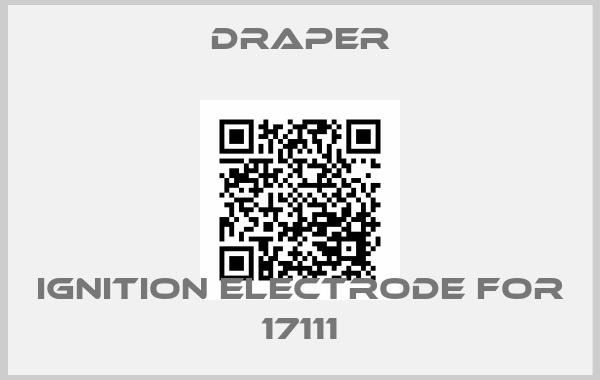 Draper-ignition electrode for 17111price