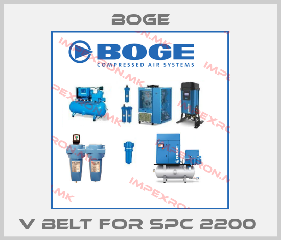 Boge-V BELT FOR SPC 2200 price
