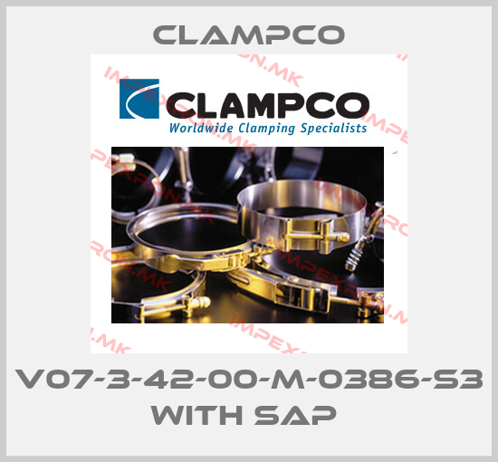 Clampco-V07-3-42-00-M-0386-S3 WITH SAP price