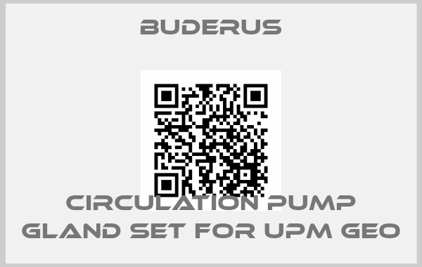 Buderus-Circulation Pump Gland Set for UPM GEOprice