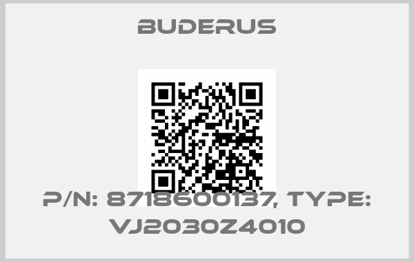 Buderus-P/N: 8718600137, Type: VJ2030Z4010price