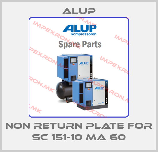 Alup-NON RETURN PLATE for SC 151-10 MA 60price