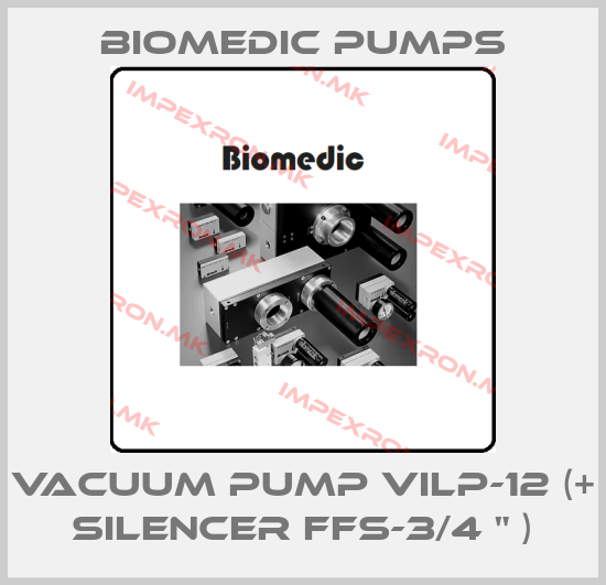 Biomedic Pumps-VACUUM PUMP VILP-12 (+ Silencer FFS-3/4 " )price