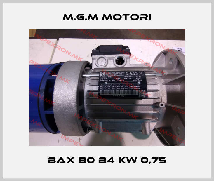 M.G.M MOTORI-BAX 80 B4 kw 0,75price