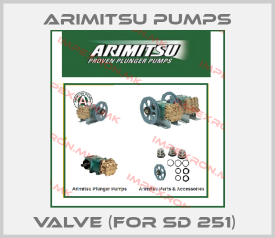 Arimitsu Pumps-VALVE (FOR SD 251) price