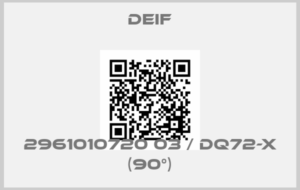 Deif-2961010720 03 / DQ72-x (90°)price