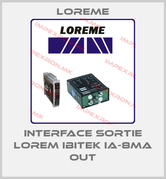 Loreme-INTERFACE SORTIE LOREM IBITEK IA-8MA OUTprice