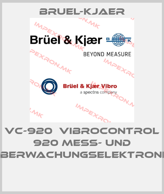 Bruel-Kjaer-VC-920  VIBROCONTROL 920 Mess- und Überwachungselektronik price