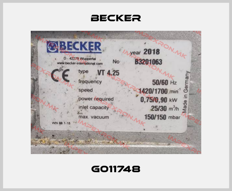 Becker-G011748price