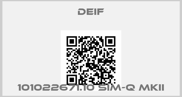 Deif-101022671.10 SIM-Q MKIIprice