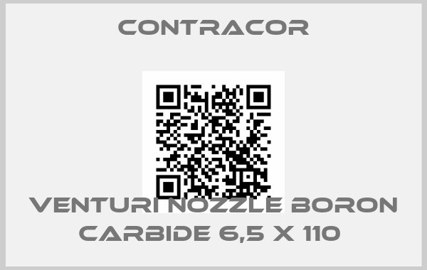 Contracor-VENTURI NOZZLE BORON CARBIDE 6,5 X 110 price