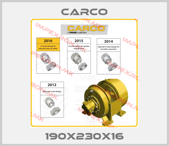 Carco-190X230X16price