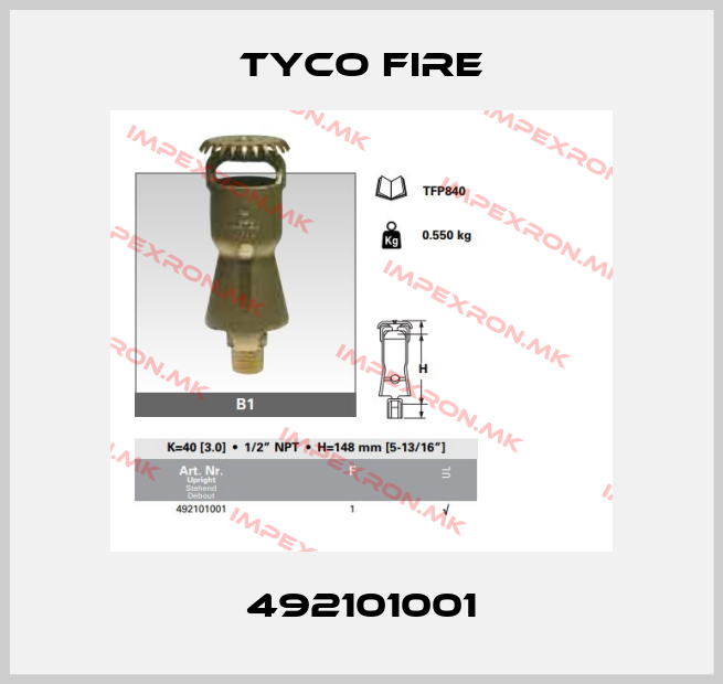 Tyco Fire-492101001price