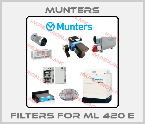 Munters-filters for ML 420 Eprice