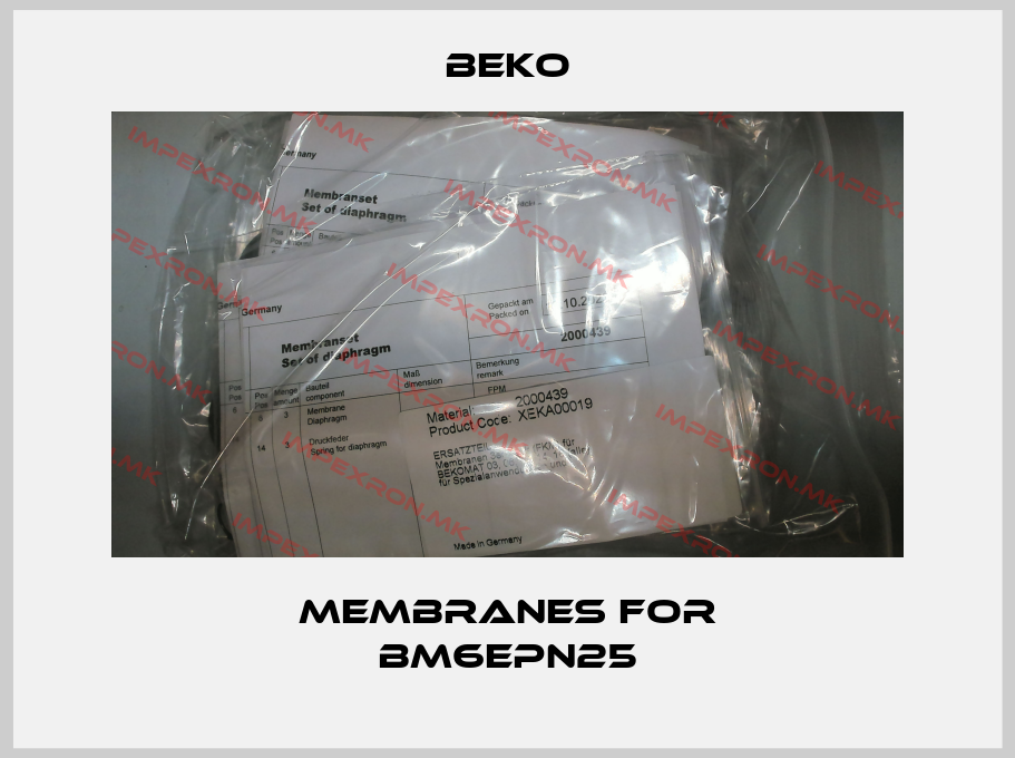 Beko-MEMBRANES FOR BM6EPN25price