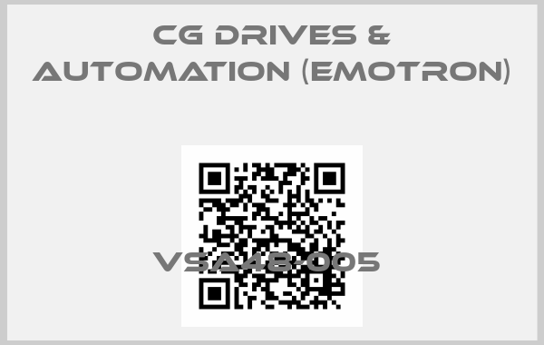 CG Drives & Automation (Emotron)-VSA48-005 price