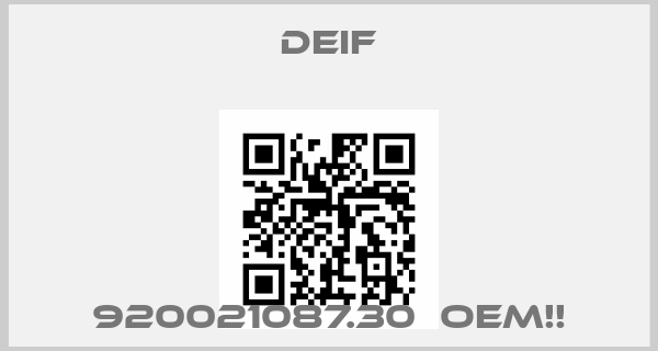 Deif-920021087.30  OEM!!price
