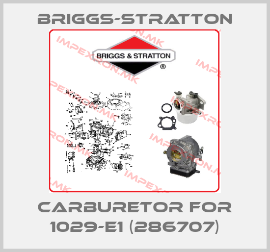 Briggs-Stratton-carburetor for 1029-E1 (286707)price