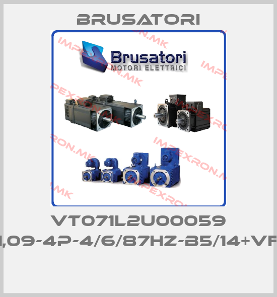 Brusatori-VT071L2U00059 B-VT71L-1,09-4P-4/6/87HZ-B5/14+VF601024L price