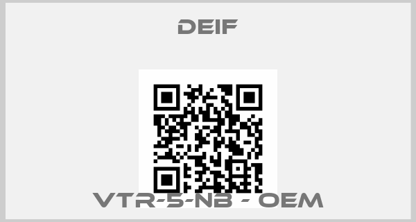 Deif-VTR-5-NB - OEMprice