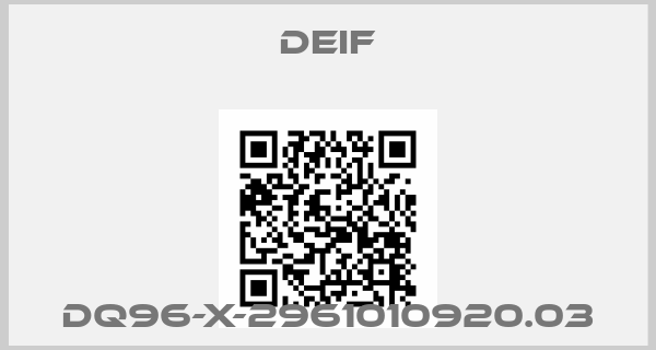 Deif-DQ96-X-2961010920.03price