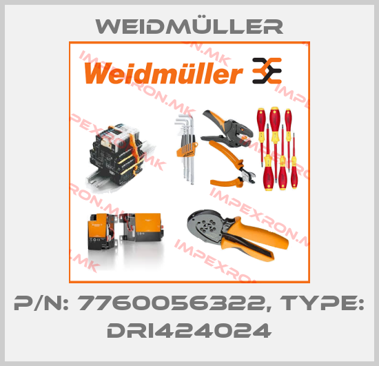Weidmüller-P/N: 7760056322, Type: DRI424024price