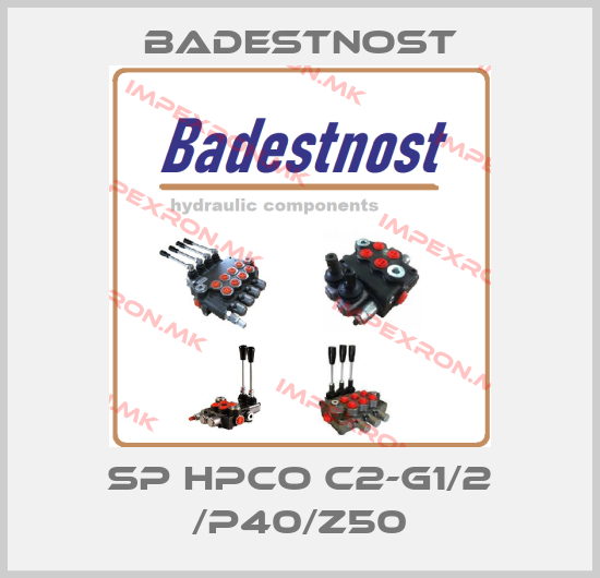 Badestnost-SP HPCO C2-G1/2 /P40/Z50price