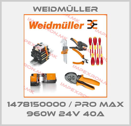 Weidmüller-1478150000 / PRO MAX 960W 24V 40Aprice