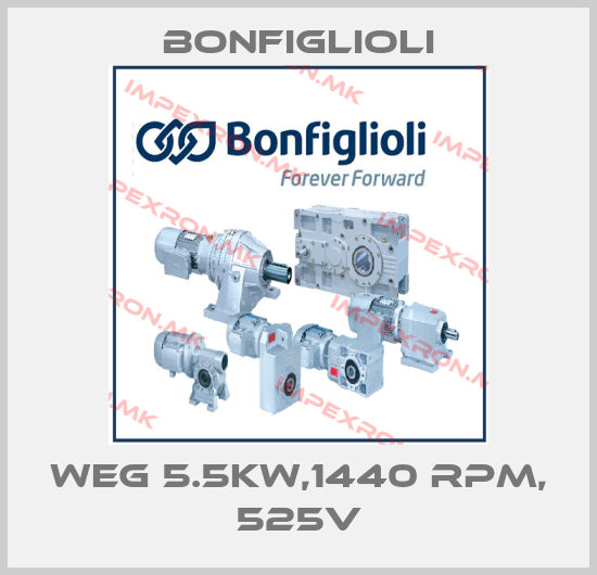 Bonfiglioli-WEG 5.5KW,1440 RPM, 525Vprice