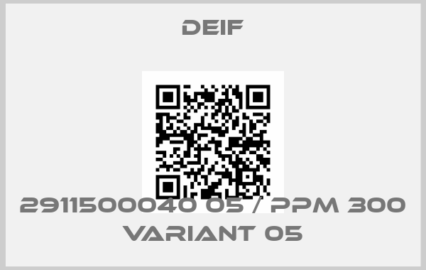 Deif-2911500040 05 / PPM 300 Variant 05price