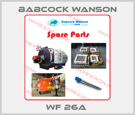 Babcock Wanson-WF 26A price